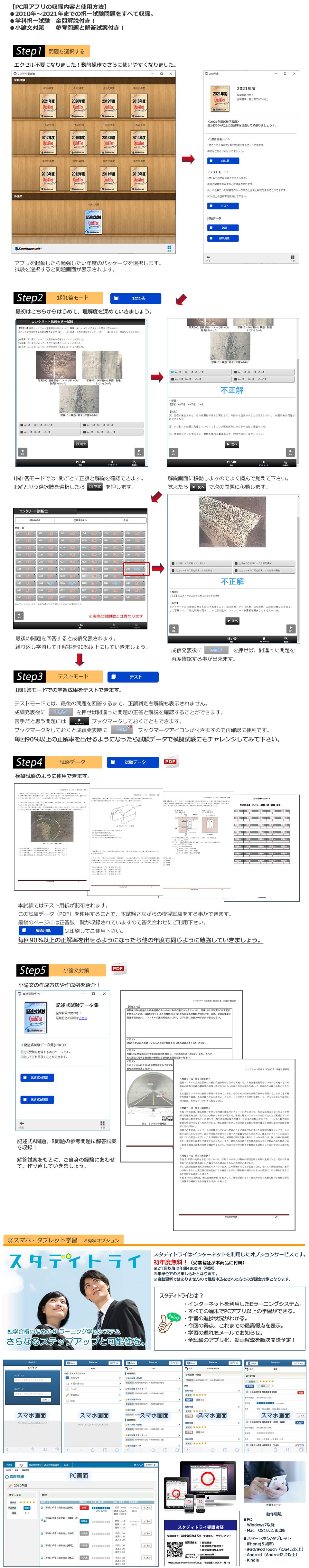 コンクリート診断士　参考書3点セット